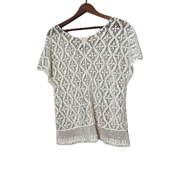 Ruby Rd. Petite Open Knit Top - Picture 6 of 6